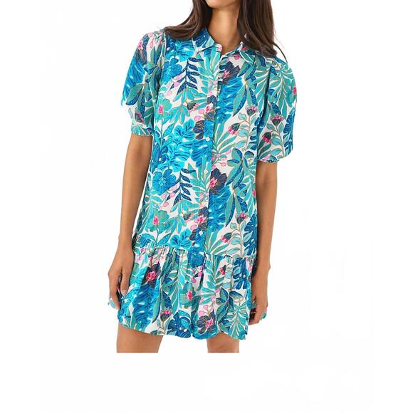 NEW LILLY PULITZER brett dress in best fronds forever - Picture 5 of 5